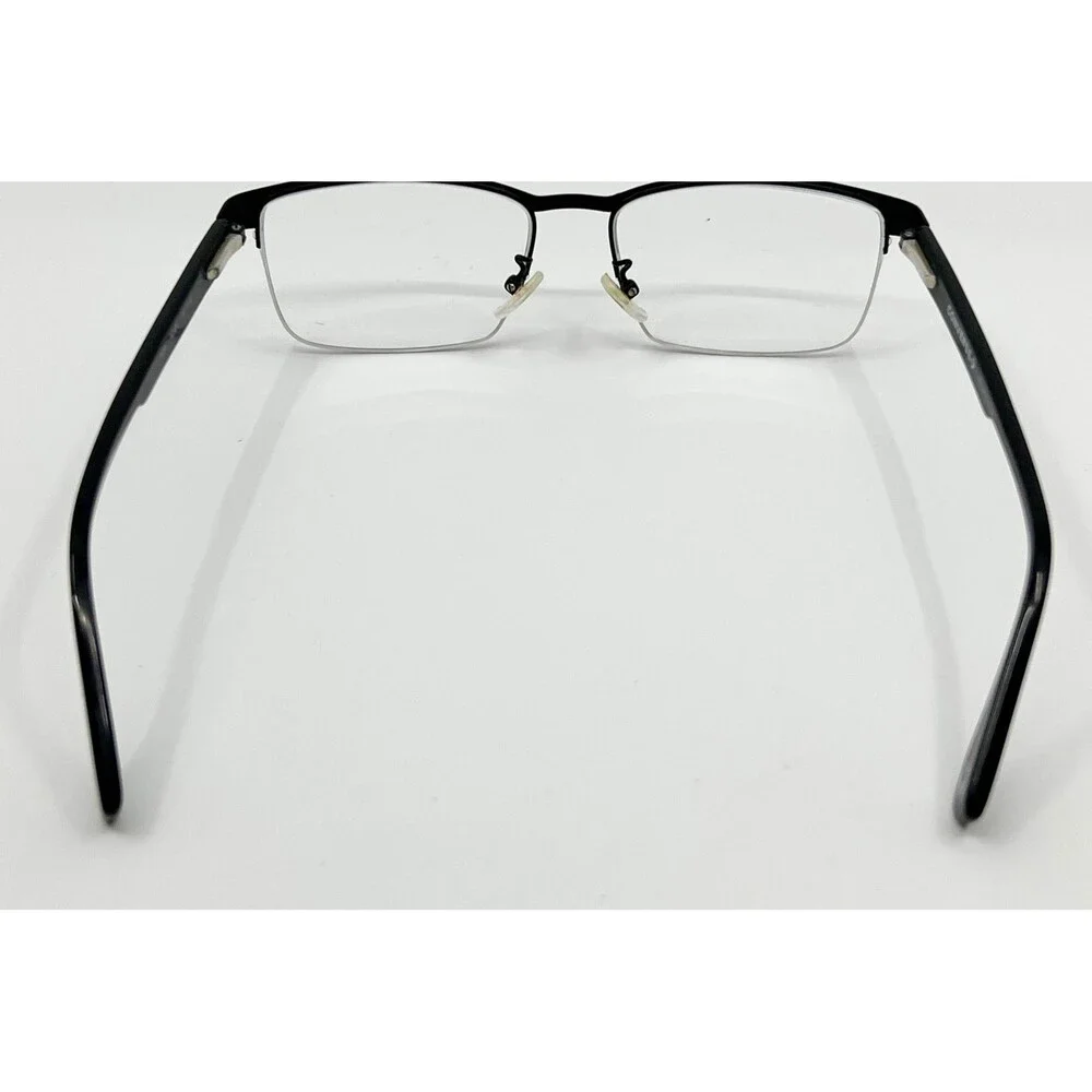 Converse Eyeglasses Frames Mens Black Semi Rimless A230 55-17-140